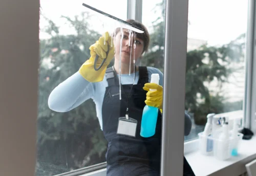 Nettoyage de vitres intérieures et extérieures à la Méaugon